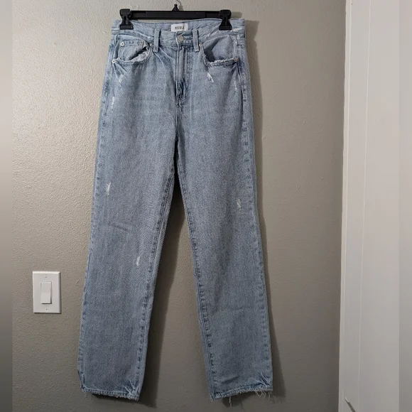 Pistola Straight Leg Jeans Light Blue - Picture 1 of 4